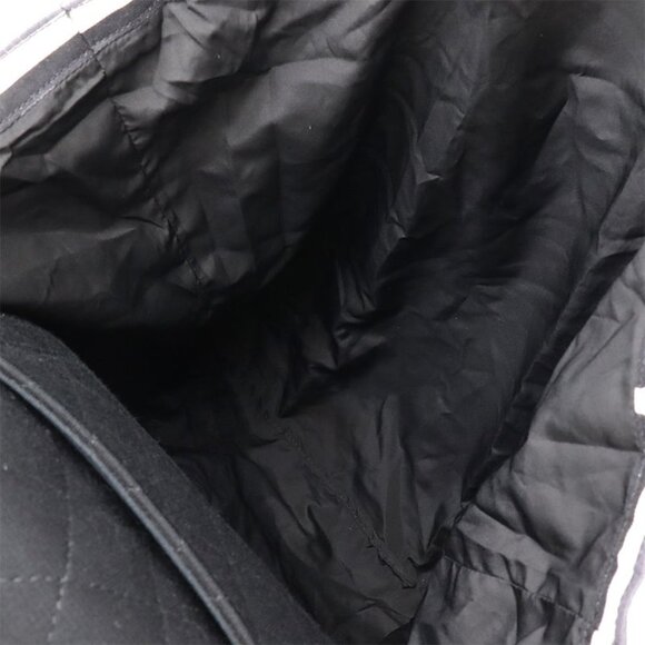 Chanel Quilted Cocomark Eco Bag Tote Bag Chain Shoulder Cotton Jersey Nylon - Picture 8 of 9